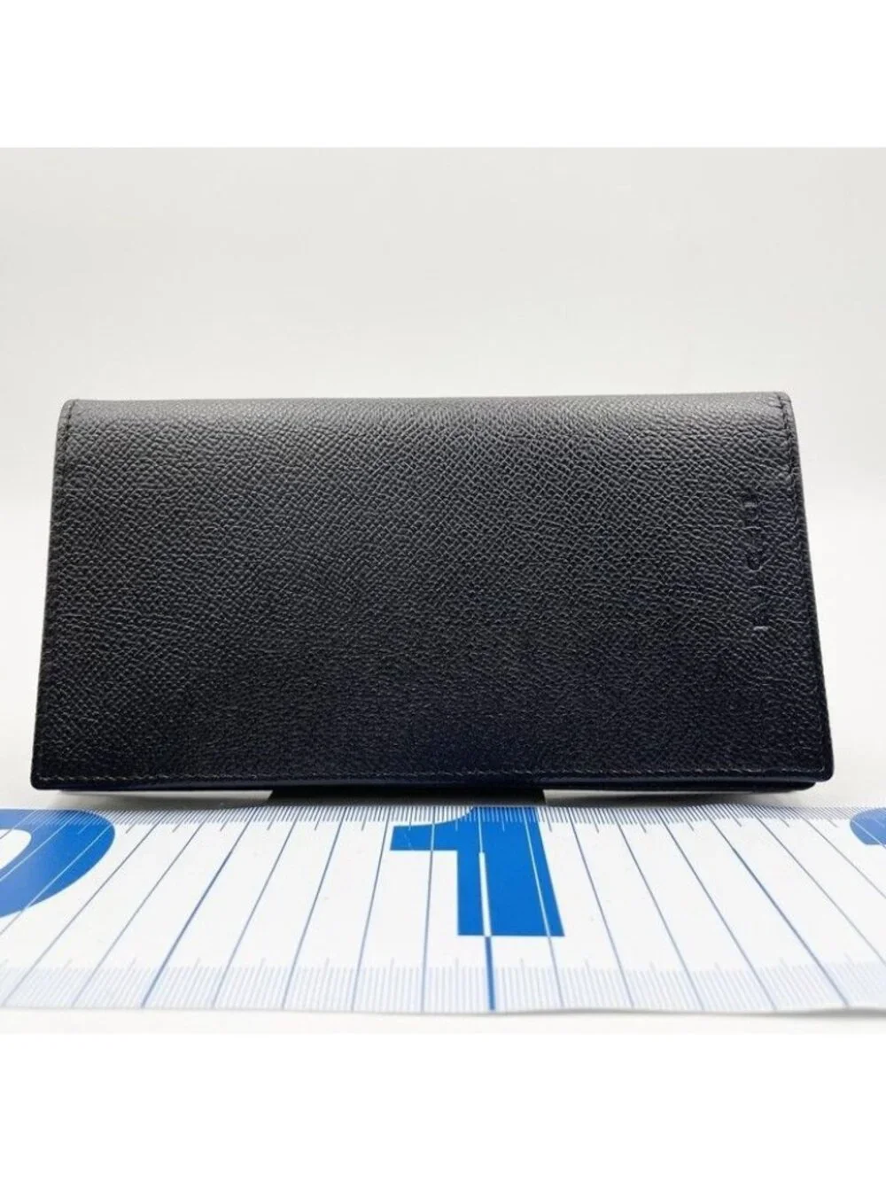 Bvlgari Wallet Black Leather Bifold